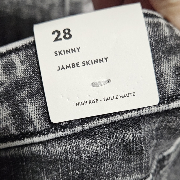 Grey skinny high rise jeans - Picture 4 of 4